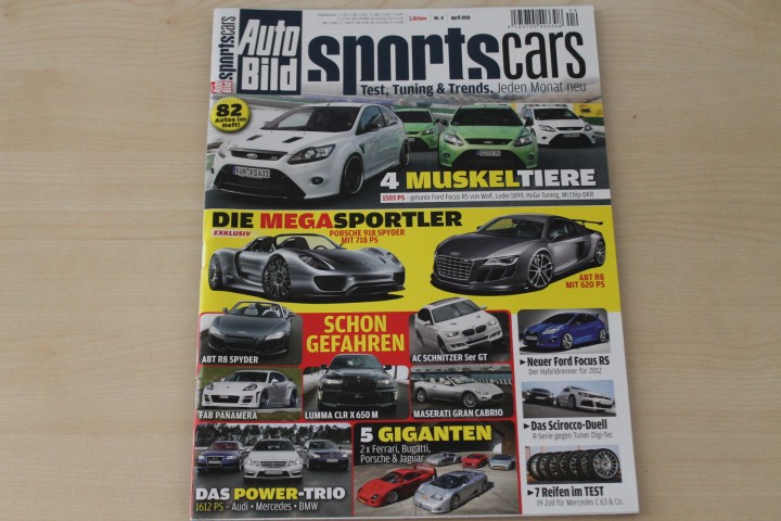 Deckblatt Auto Bild Sportscars (04/2010)